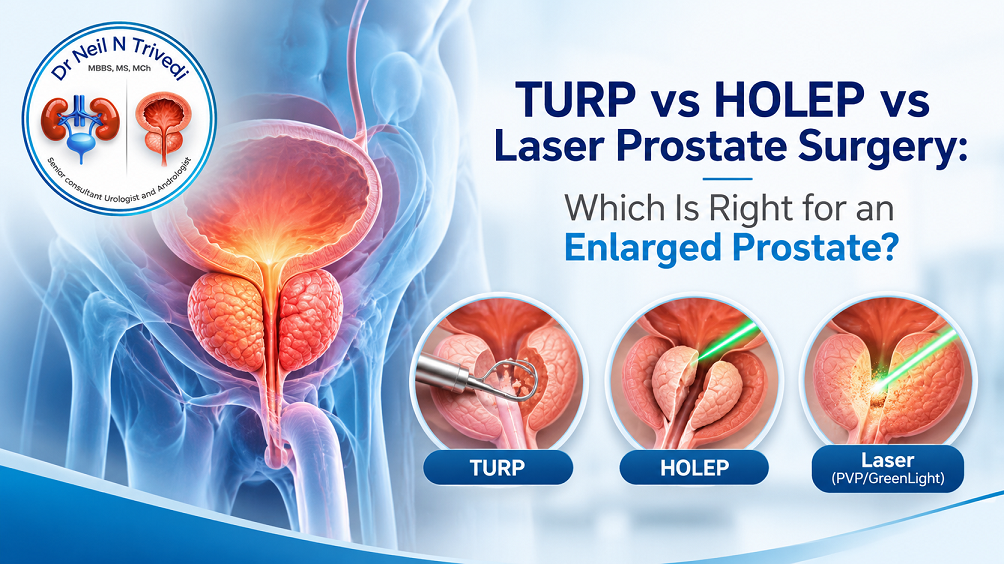Prostate Surgery Options Infographic